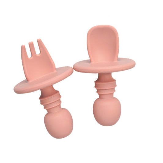 Baby silicone tableware - Fork - Spoon