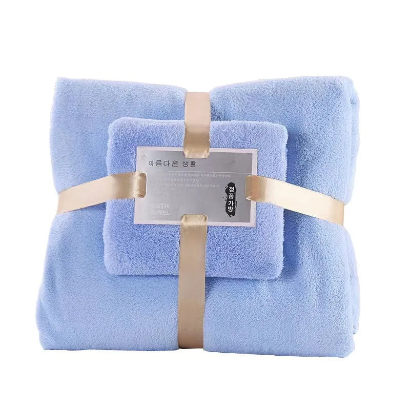Wild Child™ SoftWrap Coral Velvet Bath Towel Set (2-Pack)