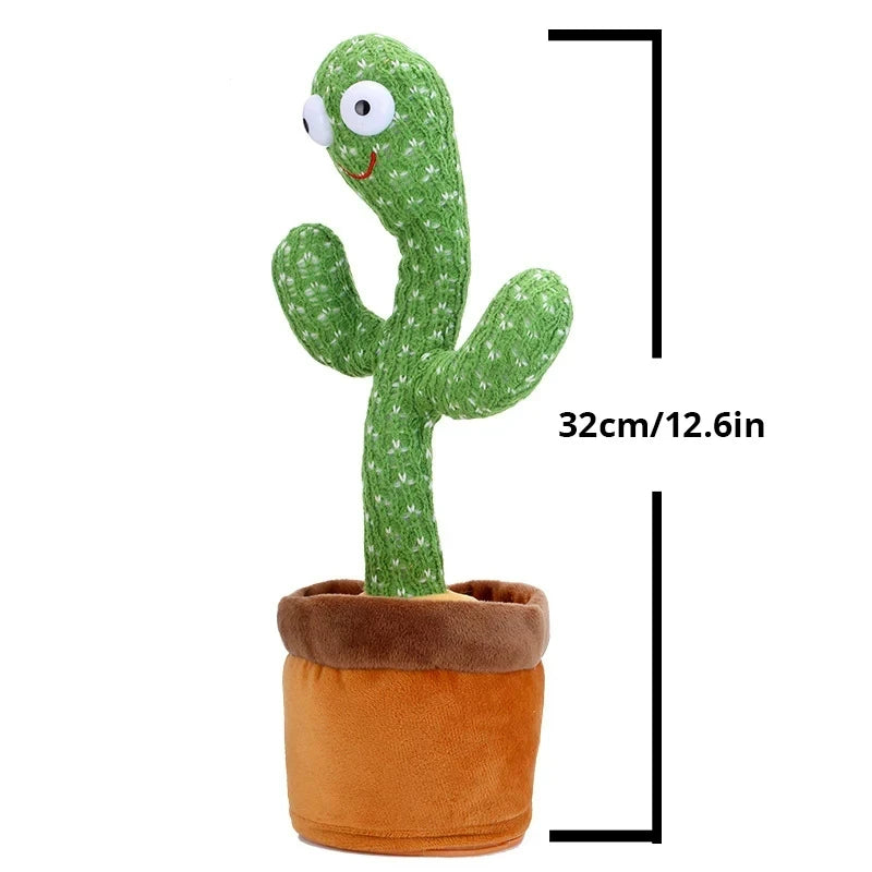 GroovyCactus™ Dancing & Talking Plush — Music, Mimic, Wiggle & Play