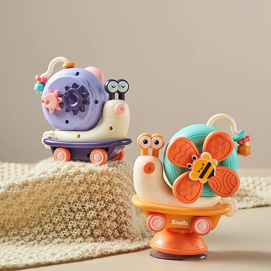 Wild Child™ Suction Snail Sensory Spinner Toy