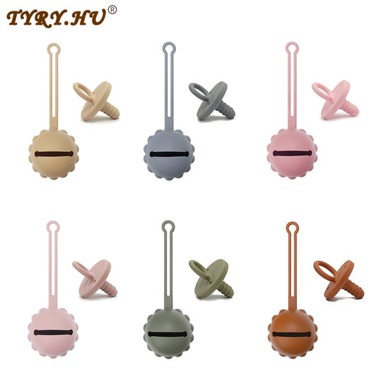 Baby Silicone Pacifier Holder Container Box