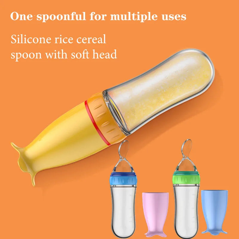 PureSqueeze™ Silicone Baby Feeding Bottle