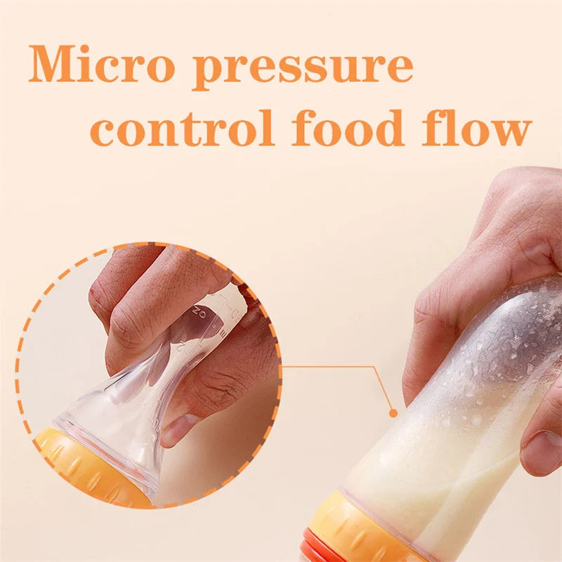 PureSqueeze™ Silicone Baby Feeding Bottle
