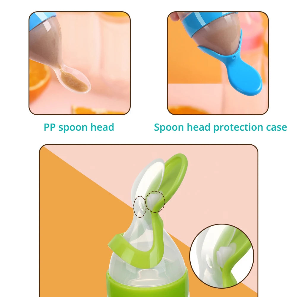PureSqueeze™ Silicone Baby Feeding Bottle