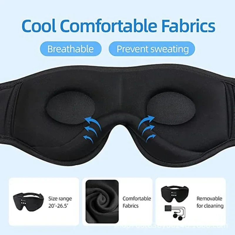 Wild Child™ Bluetooth Sleep Mask — 3D Eye Mask with Built-in HD Headphones