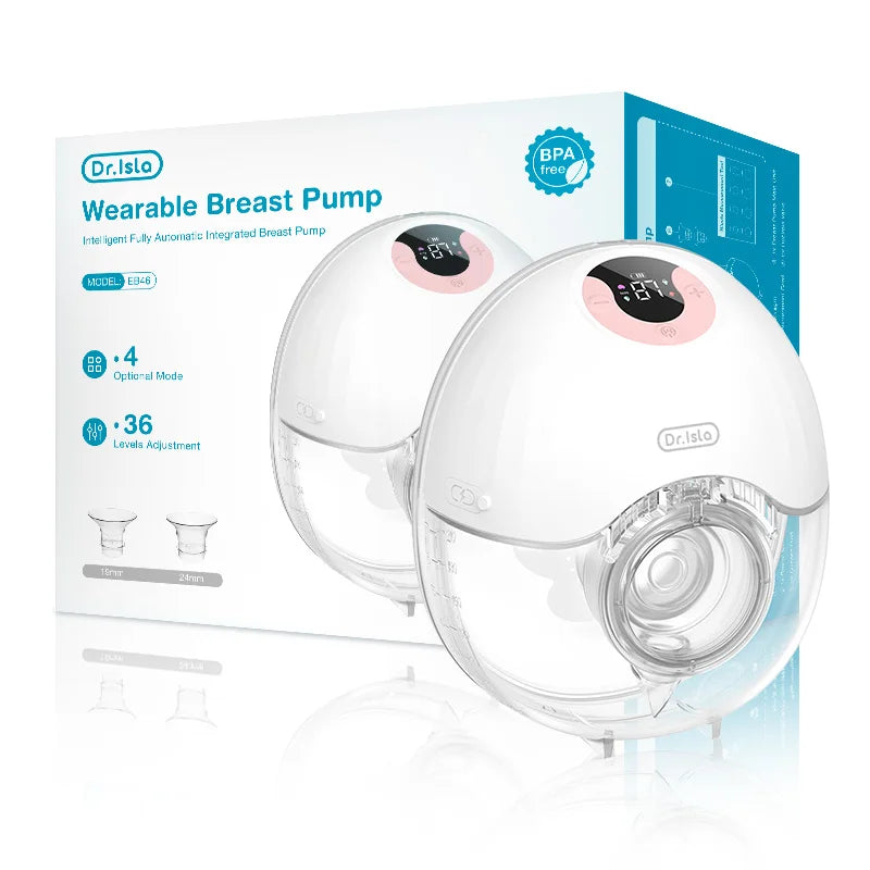 Hands-Free Electric Lactation Pump – 4 Modes, 36 Levels, BPA-Free