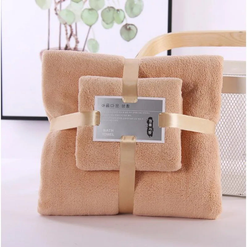 Wild Child™ SoftWrap Coral Velvet Bath Towel Set (2-Pack)