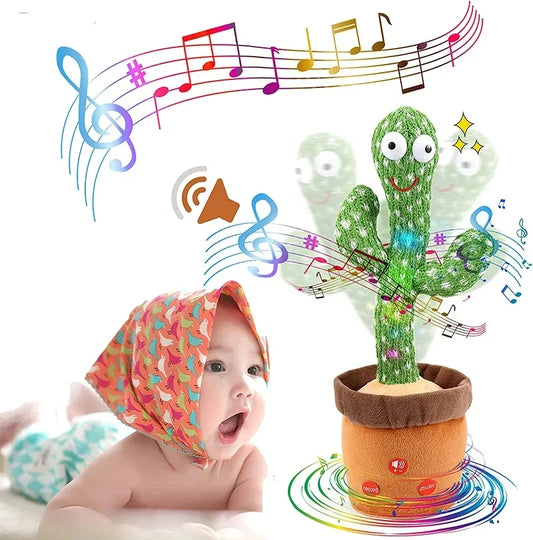 GroovyCactus™ Dancing & Talking Plush — Music, Mimic, Wiggle & Play