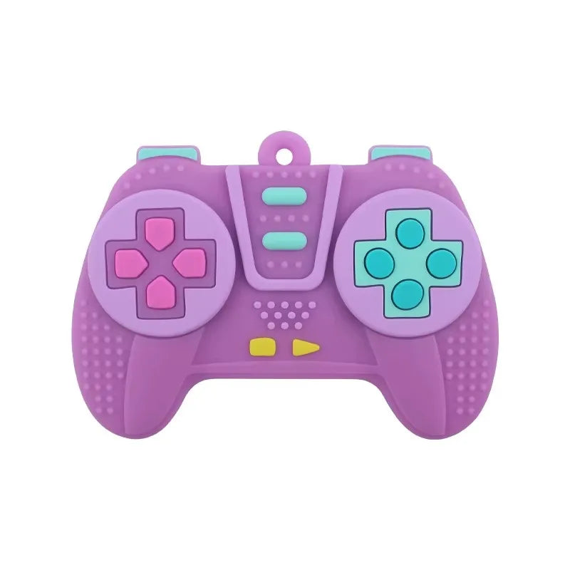 GameBite™ Silicone Teether — Sensory Controller Toy for Babies 3–12 Months