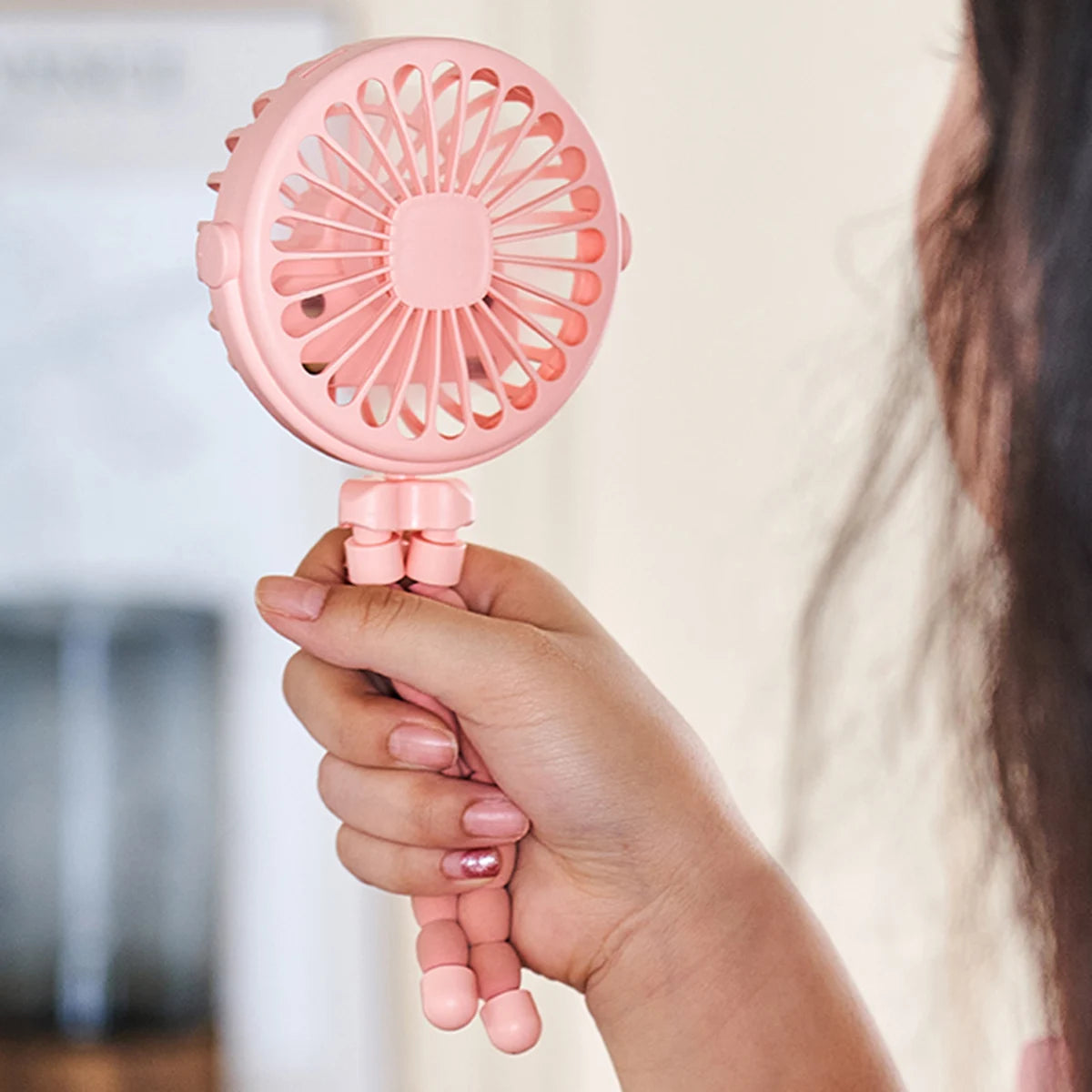 Wild Child™ Octopus Portable Fan — 4-in-1 Handheld, Stroller & Desk Fan with Night Light