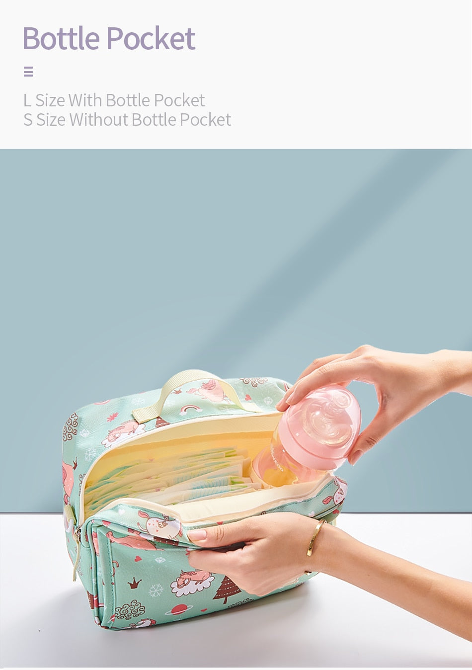 Sunveno Baby Diaper Bag for Disposable Diaper