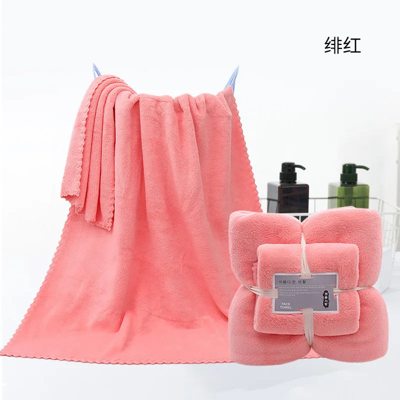 Wild Child™ SoftWrap Coral Velvet Bath Towel Set (2-Pack)