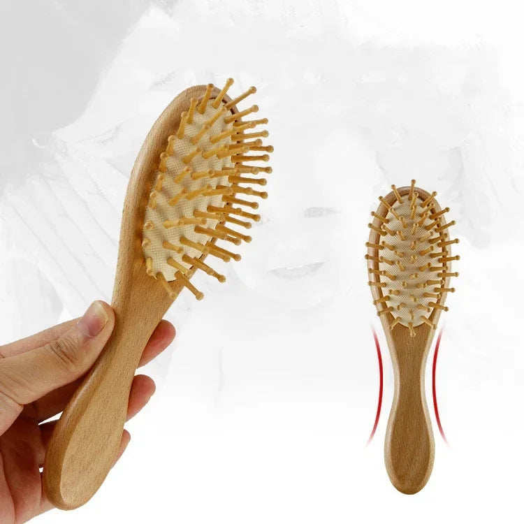 Wild Child™ Natural Wooden Baby Brush & Comb Set