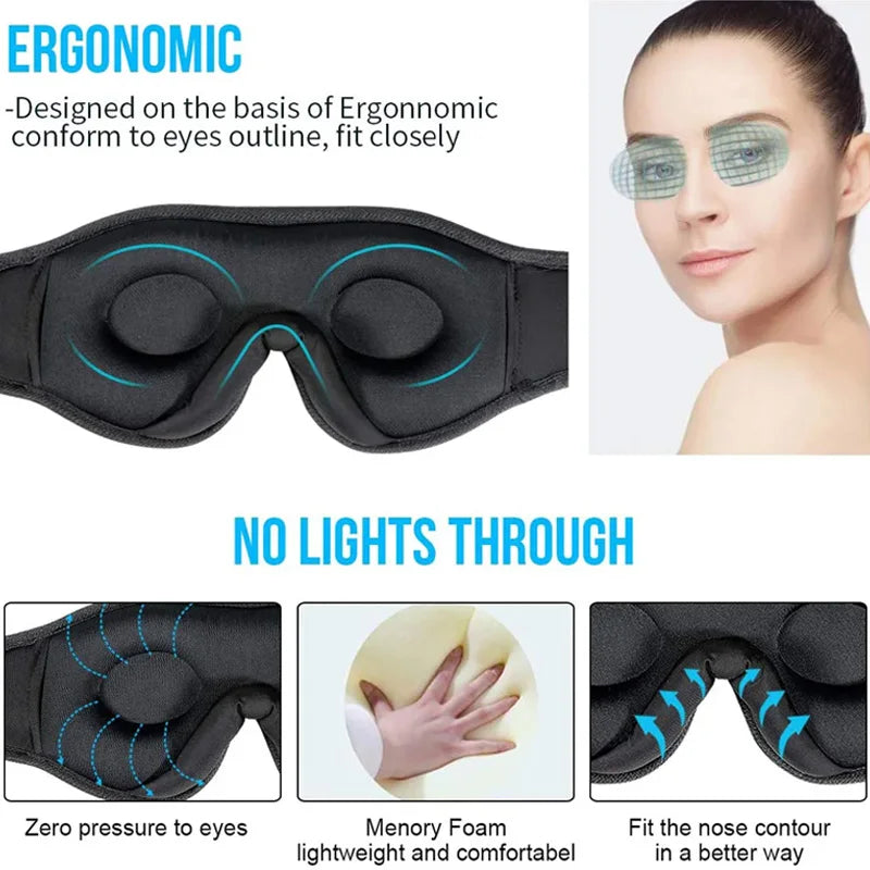 Wild Child™ Bluetooth Sleep Mask — 3D Eye Mask with Built-in HD Headphones
