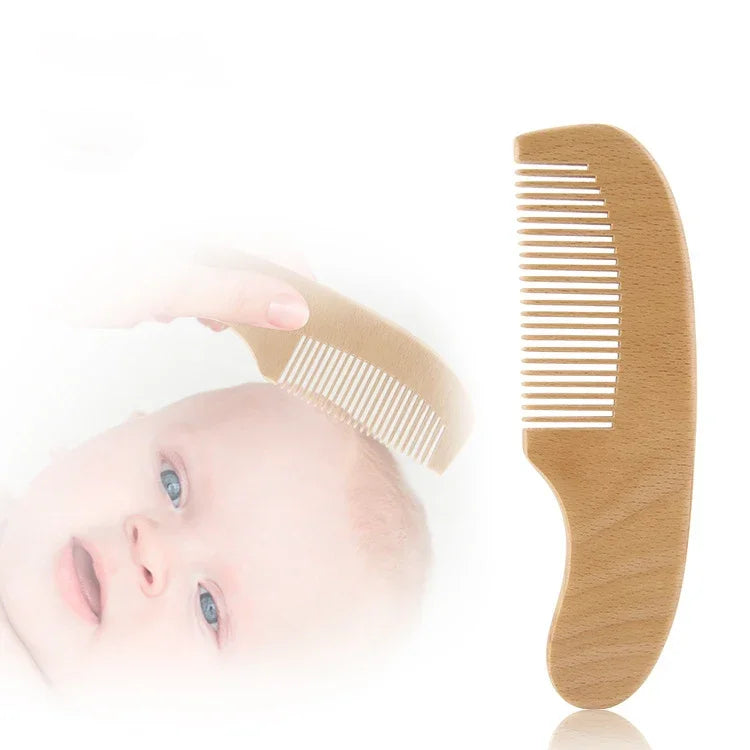 Wild Child™ Natural Wooden Baby Brush & Comb Set