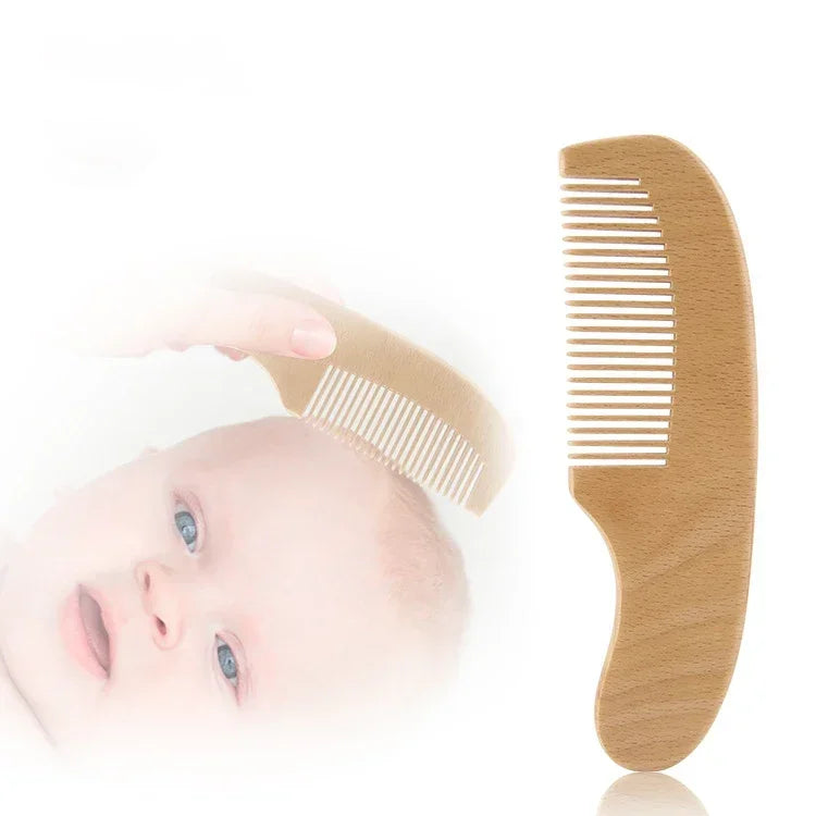 Wild Child™ Natural Wooden Baby Brush & Comb Set