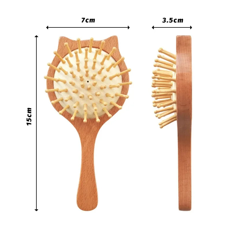 Wild Child™ Natural Wooden Baby Brush & Comb Set