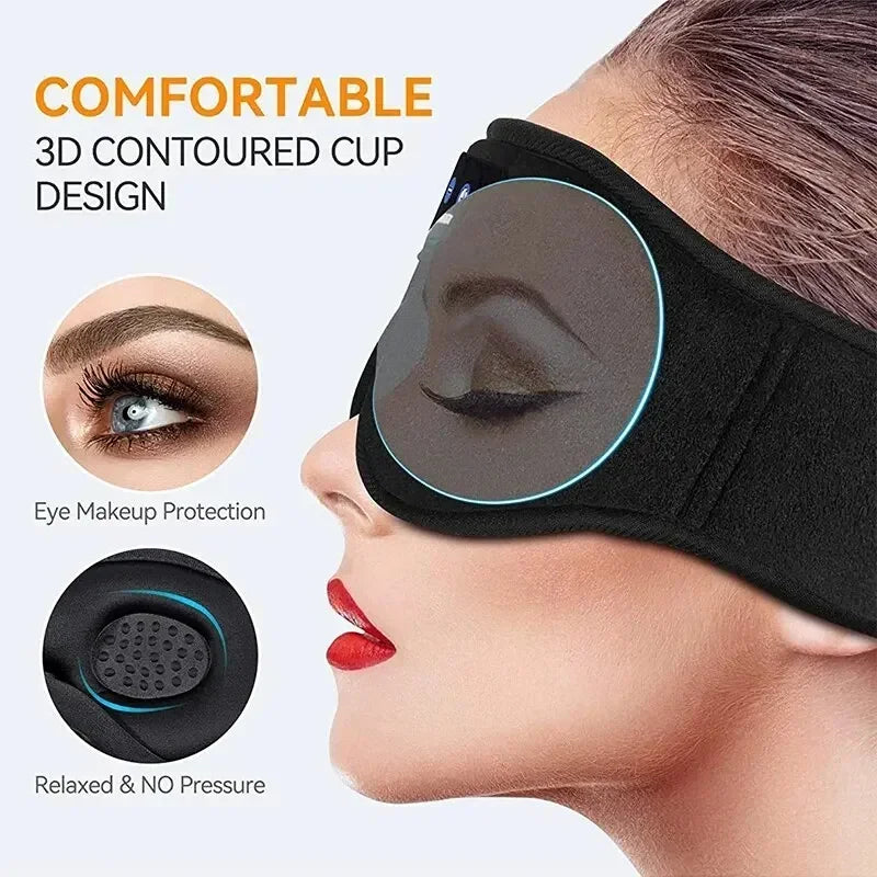 Wild Child™ Bluetooth Sleep Mask — 3D Eye Mask with Built-in HD Headphones