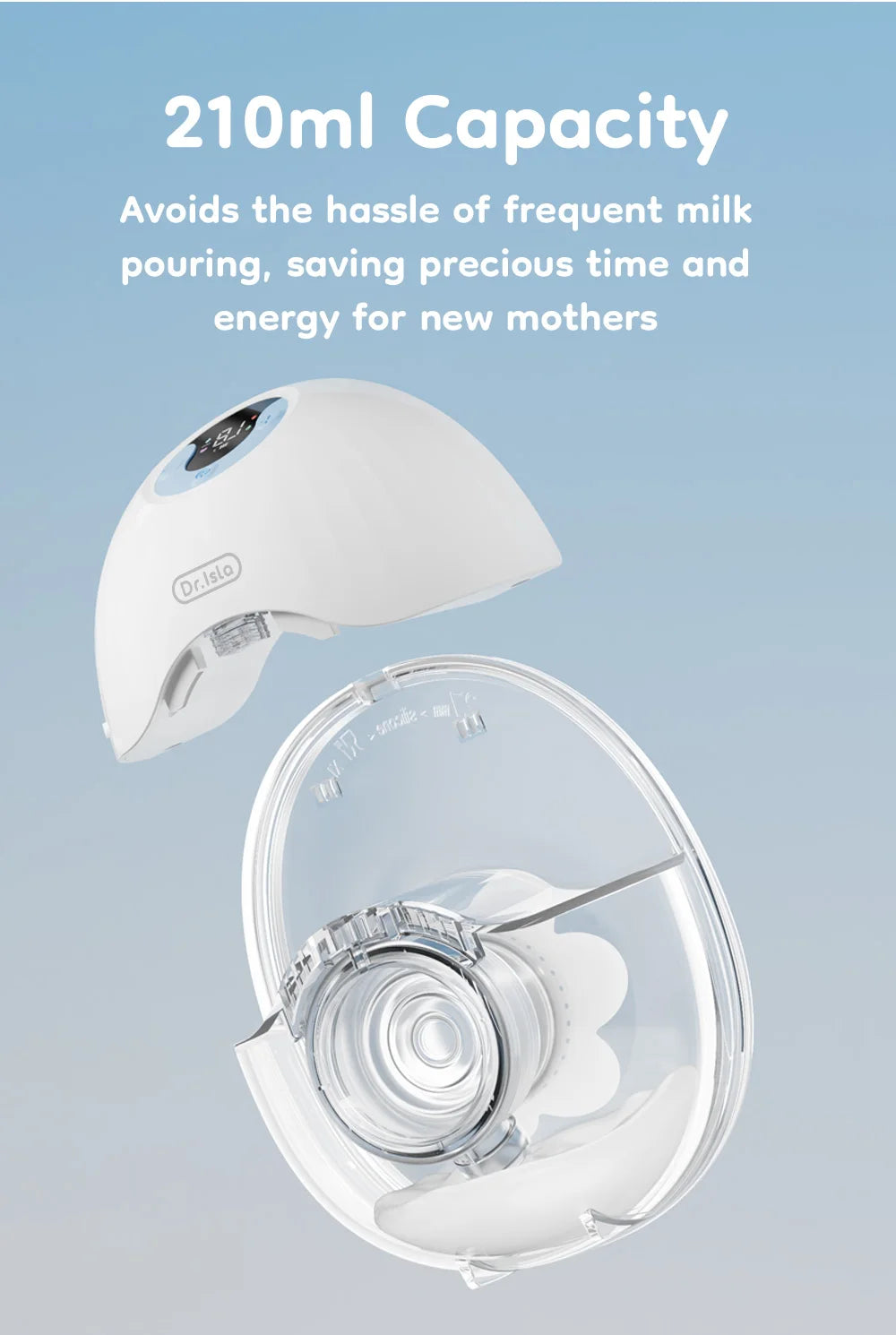 Hands-Free Electric Lactation Pump – 4 Modes, 36 Levels, BPA-Free