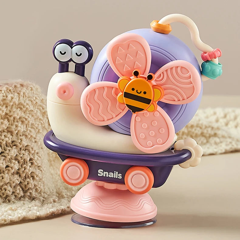 Wild Child™ Suction Snail Sensory Spinner Toy