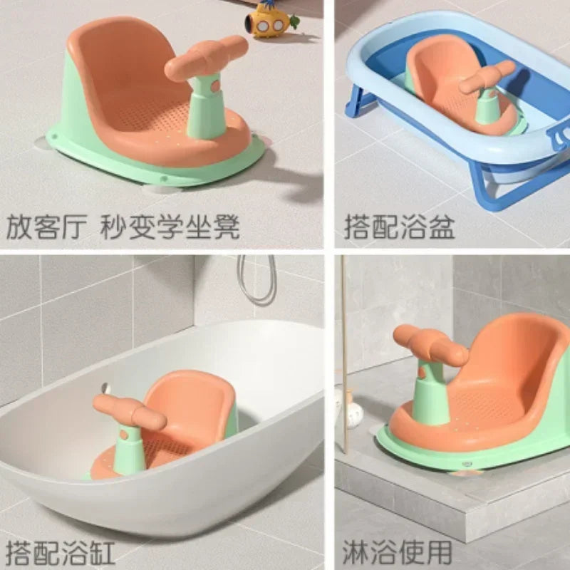 CozyBath™ Infant & Toddler Bath Seat — Portable Suction Support for Safe, Comfortable Bathing