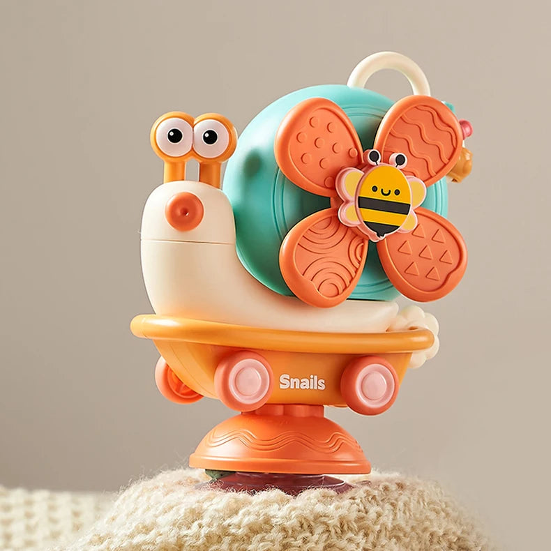 Wild Child™ Suction Snail Sensory Spinner Toy