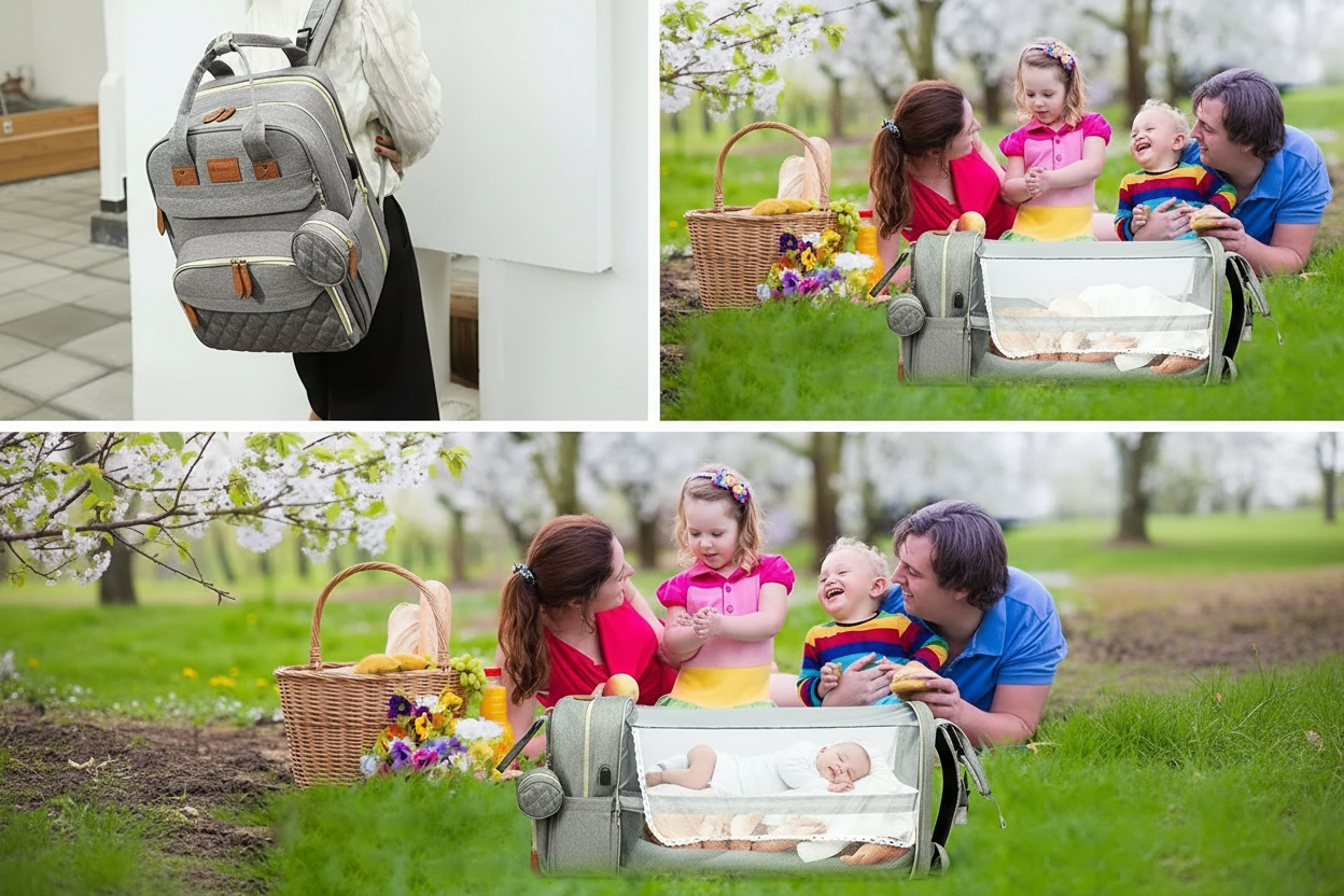 Backpack Bed Open Lifestyle